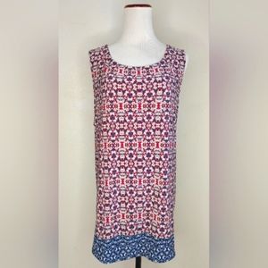ROZ + Ali kaleidoscopic top multicolored short sleeve size 2x.